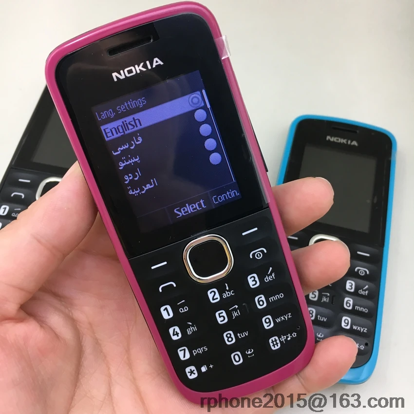 Восстановленный Оригинальный Мобильный телефон NOKIA 1100 две Sim карты Nokia 2G GSM