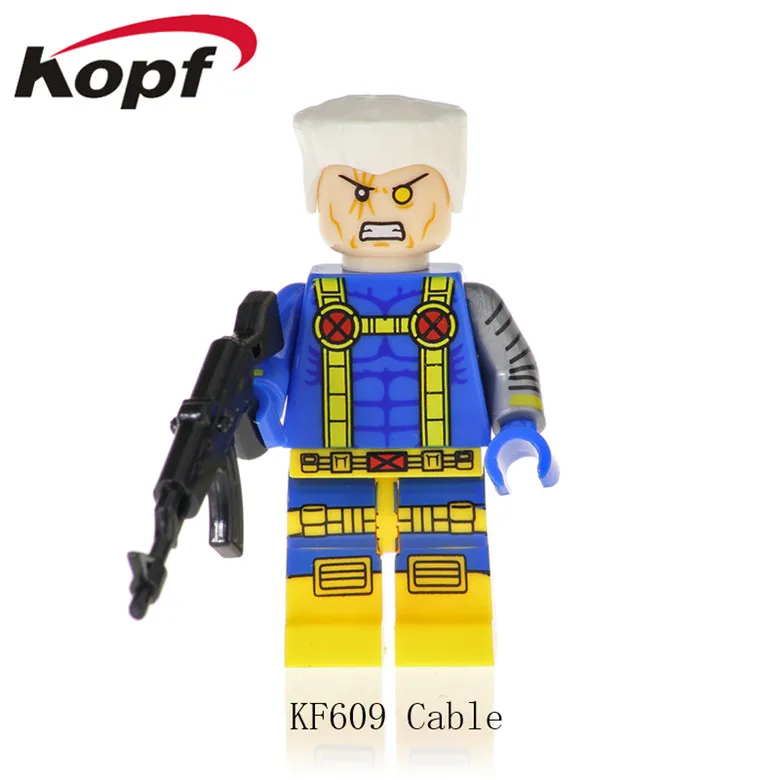 KF609 Without Box Одиночная строительных блоков Мстители 4 эндигра кирпичи капитан пластик Тор Тони Старк фигурки для Детские модельные игрушки KF792 - Цвет: KF609 Without Box