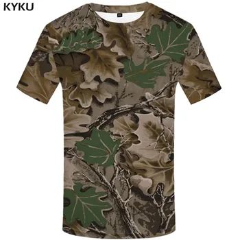 

Funny T shirts Leaf T shirt Men Camouflage T-shirts 3d Military Tshirt Printed Vintage Shirt Print Harajuku Anime Clothes