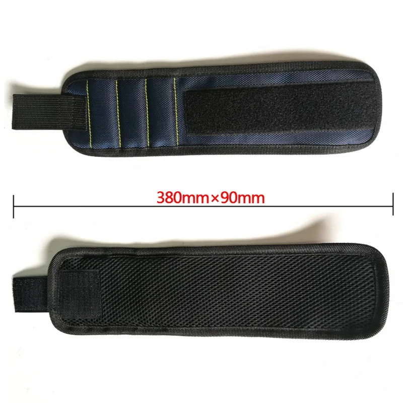 Hoomall магнитный браслет портативный маленький инструмент сумки 2 магнита шурупы Стразы для ногтей биты электрик сумка Магнитный браслет для
