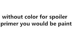 Спойлер для honda civic праймер или черный белый цвет краска АБС высококачественный спойлер без света - Цвет: Темно-серый