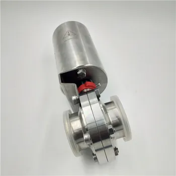 

Pneumatic 3 in. Tri Clamp Sanitary Butterfly Valve SS304 Staininless