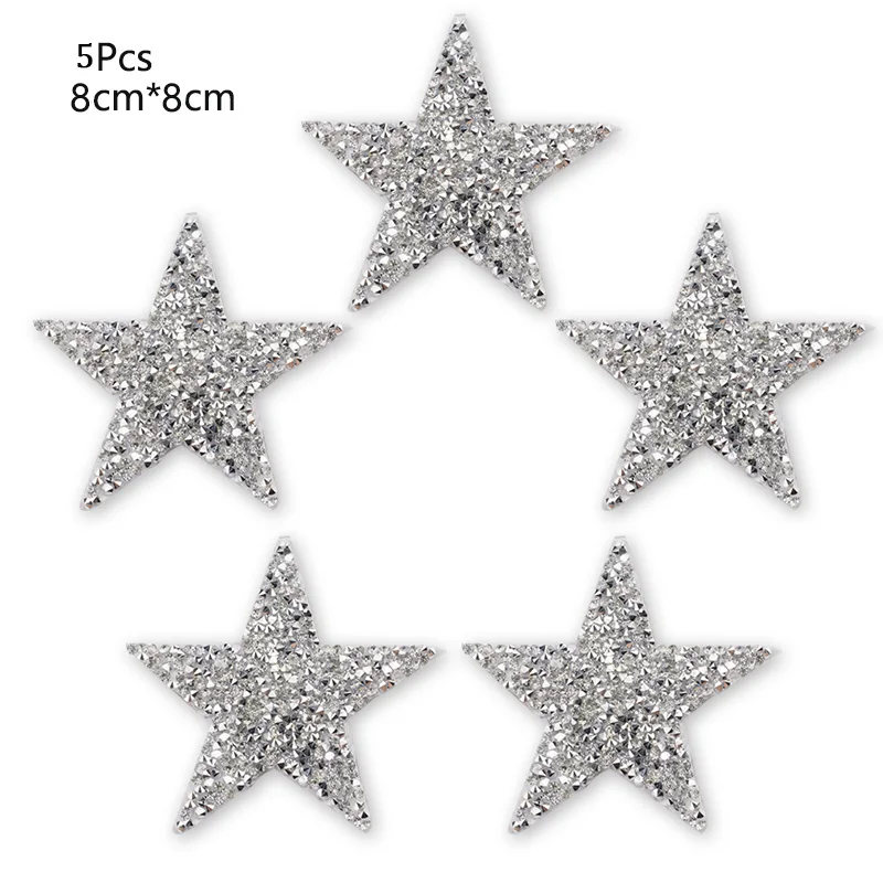 8cm white 5piece