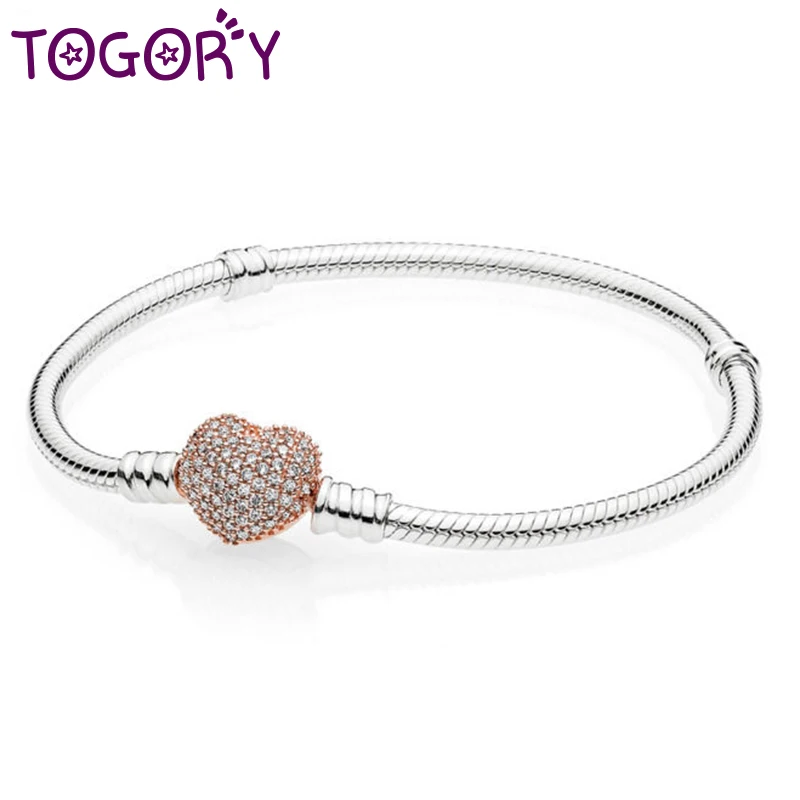 

Hot Sale Silver Plated 3mm Basic Snake Chain Fit Pandora Bracelet DIY Charms Beads Jewelry Original Bracelets & Bangle For Women