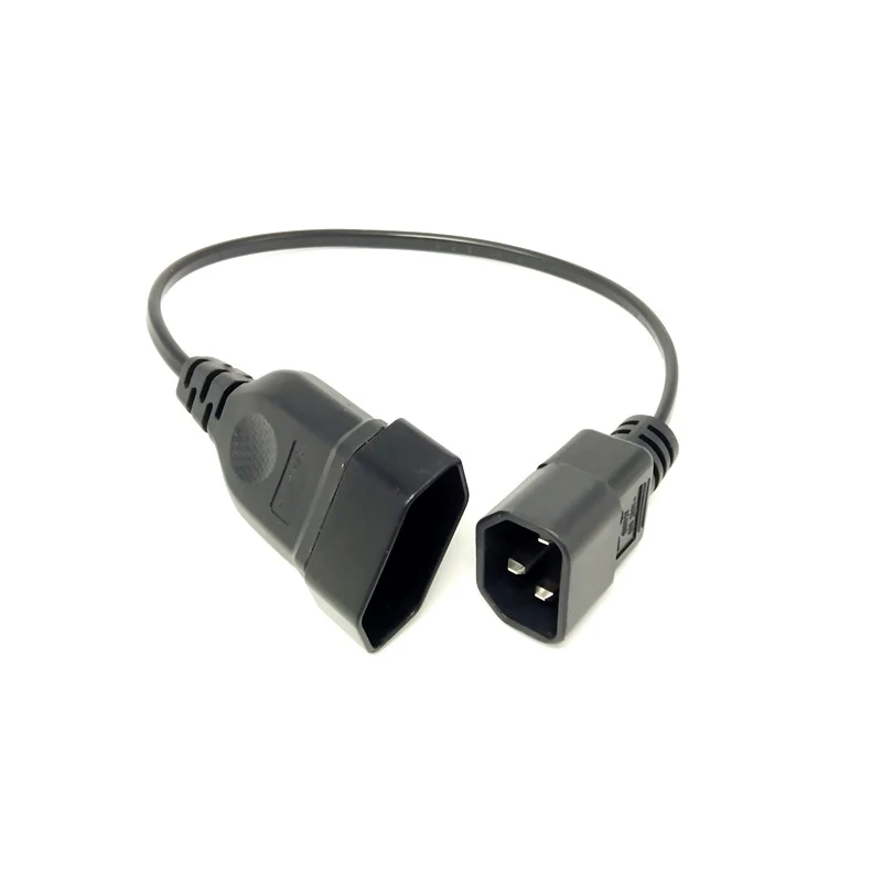 2 шт. кабель питания IEC 320 C13 в Европейский 2pin женский для устройства PDU UPS черный |