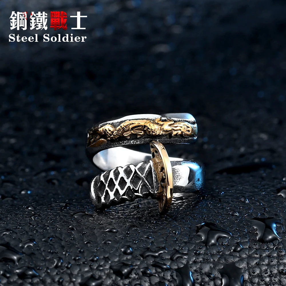 

steel soldier wholesale price fashion men personality ring high quality stainless steel jewelry