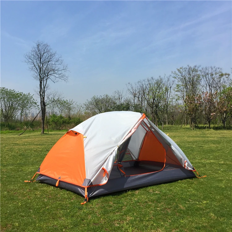 

Orange/white Color Hubba Hubba NX 1 Person Lightweight Backpacking Tent, CZX-305 Ripstop waterproof Tent,ultralight 1 man tent