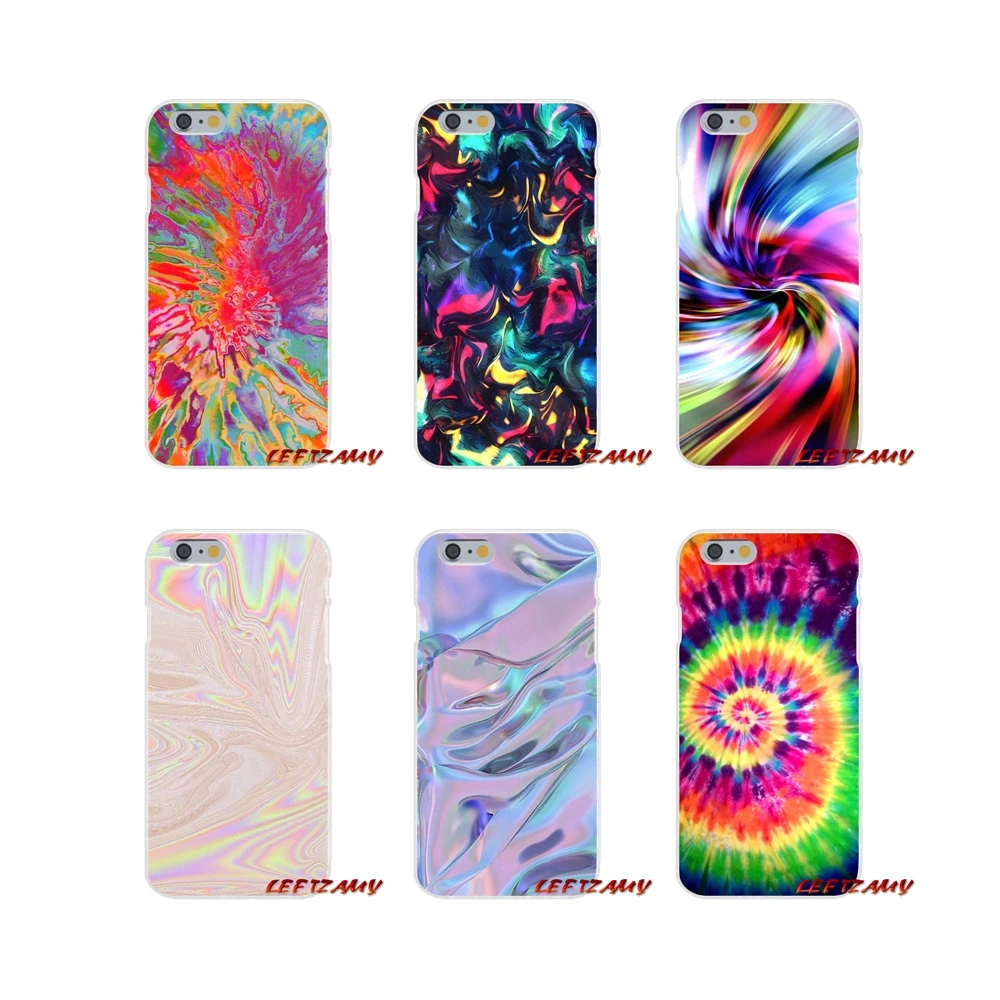 Абстрактные радужные пульсации Tie Dye art Для Huawei P Smart Mate Honor 7A 7C 8C 8X 9 P10 P20 Lite Pro Plus