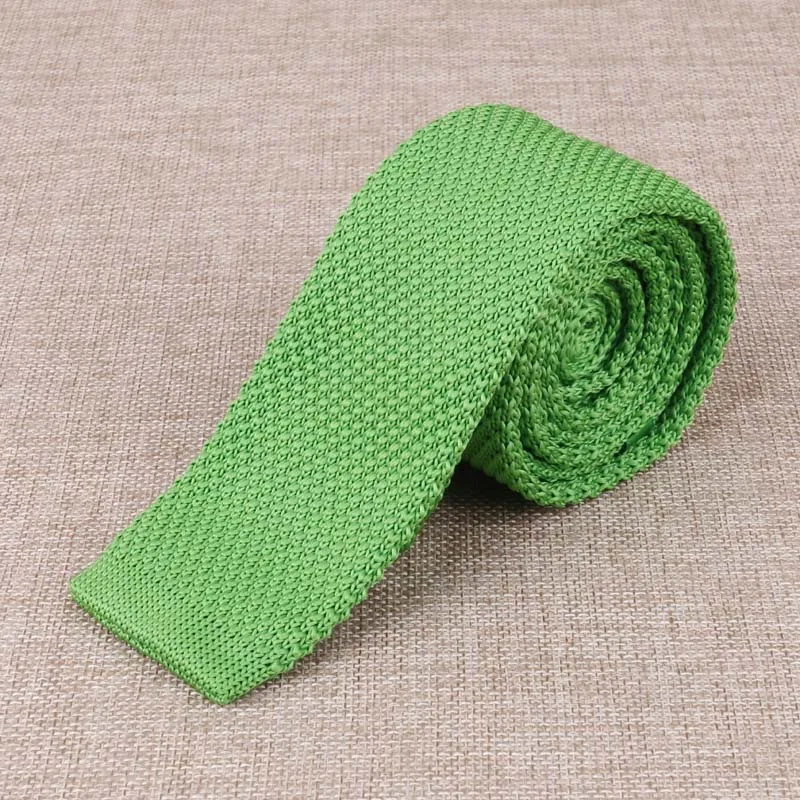 Buy Mantieqingway 5.5cm Solid Color Knitted Ties