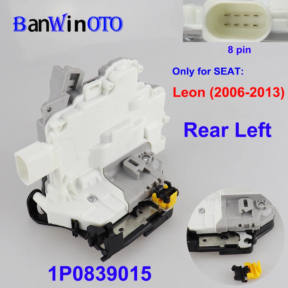 1P0839015 뒷좌석 오른쪽 왼쪽 뒷문 잠금 액추에이터, 1P0 839 016, Leon II mk2 1P0 839 015 2006-2013 1P0839016