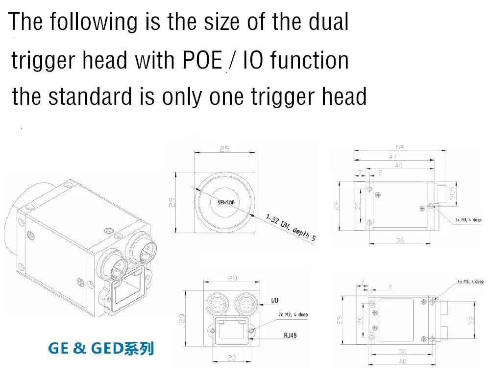 GIGE промышленная камера Центральный затвор 2.30MP 40FPS поддержка halcon labview Windows Linux Mac OS