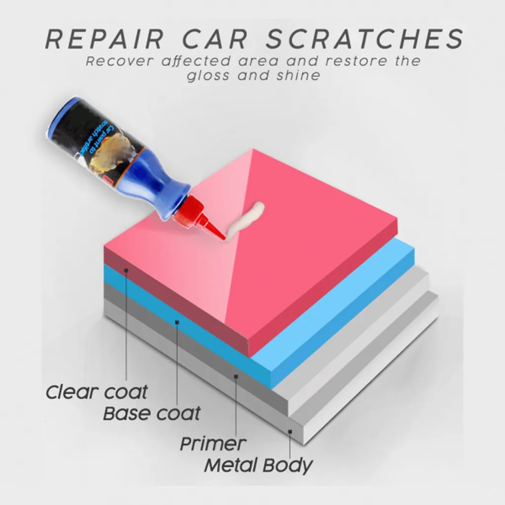 100 мл Полировочная паста воск автомобиль царапины агент восстановления гидрофобное покрытие уход водостойкая живопись удаление царапин стекло Очищение 3