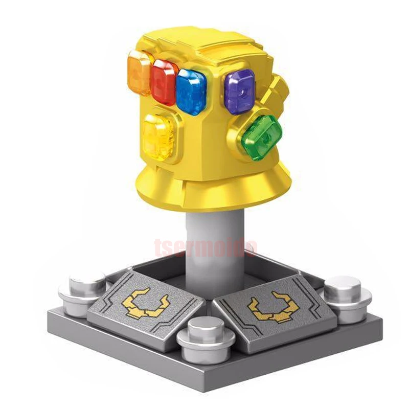 

Marvel Avengers Infinity War Thanos Legoings Figures Infinity Gauntlet Super Heroes Building Blocks Sets Toys For Children