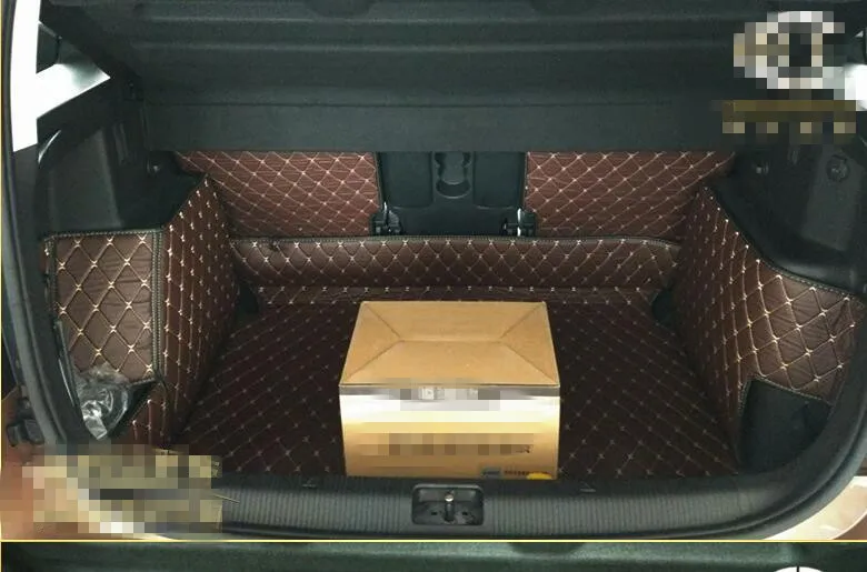 Best quality & Free shipping! Full set trunk mats for Skoda Yeti 2017