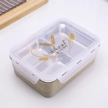 Японский стиль 2 слоя microwavable нержавеющей стали пищевых контейнеров для детей школьного Портативный Путешествия Бенто-Ланч