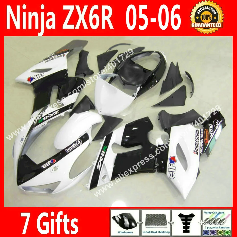 Высококачественные обтекатели для мотоцикла Kawasaki Ninja ZX 6R 636 2005 2006 ZX6R 05 06 новые