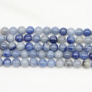 

4/6/8/10/12 mm Aventurine Dumortierite Natural Stone Bead Loose Bead Spacer Round Beads For Jewelry Making Findings DIY Bracelet