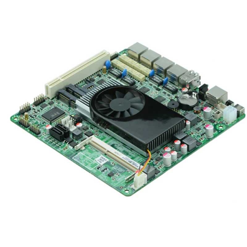 Материнская плата Intel Atom D525 4 * 82583 в гигабитный Ethernet двухъядерный экран