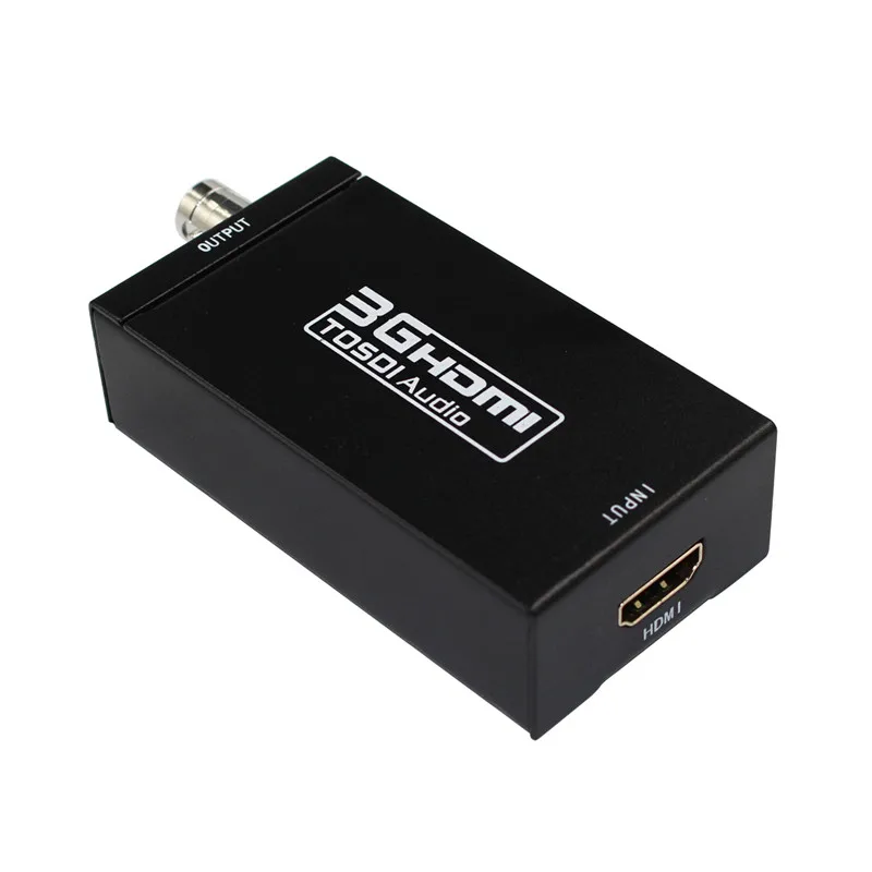 1 штука только Мини 3g 1080P HDMI To SDI SD-SDI HD-SDI 3G-SDI HD видео конвертер с адаптером питания в розницу посылка