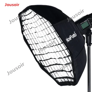 

70cm Silver Bowens Mount Beauty Dish with Honeycomb Grid Softbox Folding Beauty Flash Softbox for Studio Flash CD50