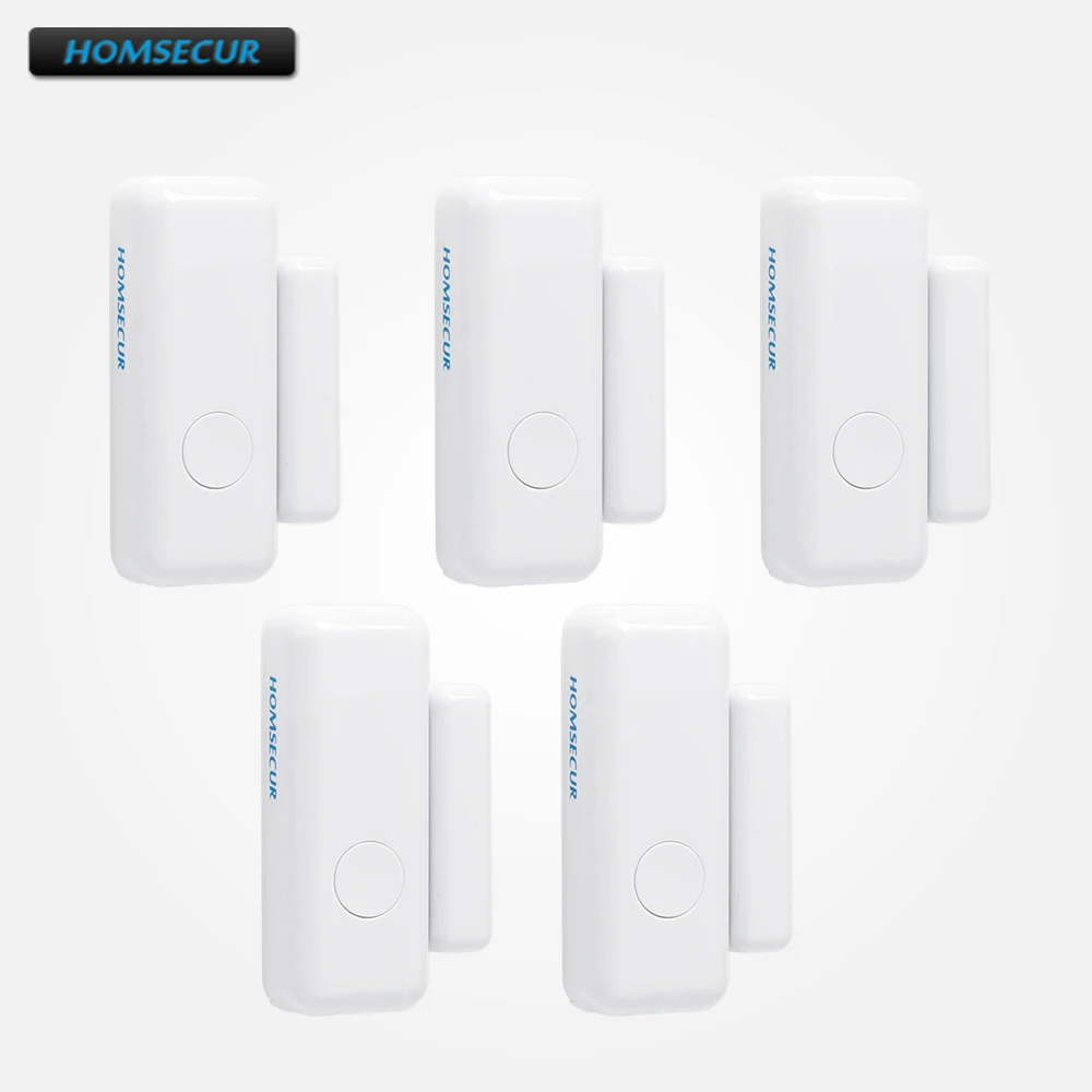 

HOMSECUR 433MHz Wireless Door/Window Sensors H2 5Pcs For Home Security Alarm System