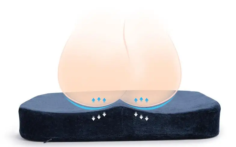 Coccyx Orthopedic Memory Foam Office Chair And Car Seat Cushion For Coccyx Orthopedic Memory Foam Office Chair And Car Seat Cushion For Back Pain Sciatica Relief In From Home Garden On Aliexpress Alibaba