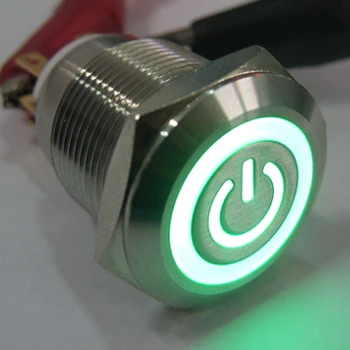

ELEWIND 19mm SPDT Button switch with light(PM193F-11ZET/G/12V/S)
