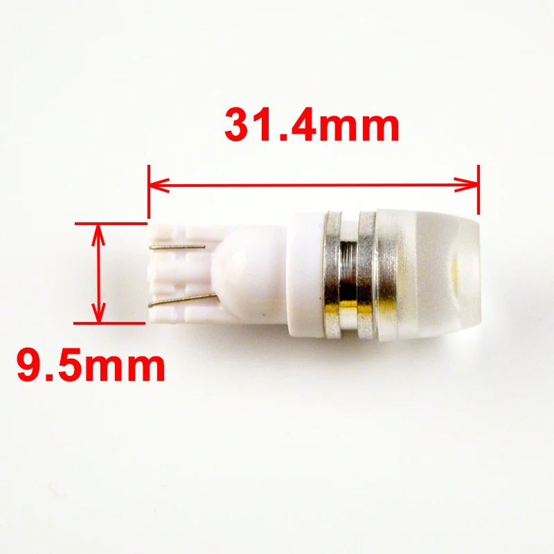 Hippcron из 2 предметов автомобиля светодиодный лампы T10 2SMD 5730 чип 12В 2Вт 194 501 холодный