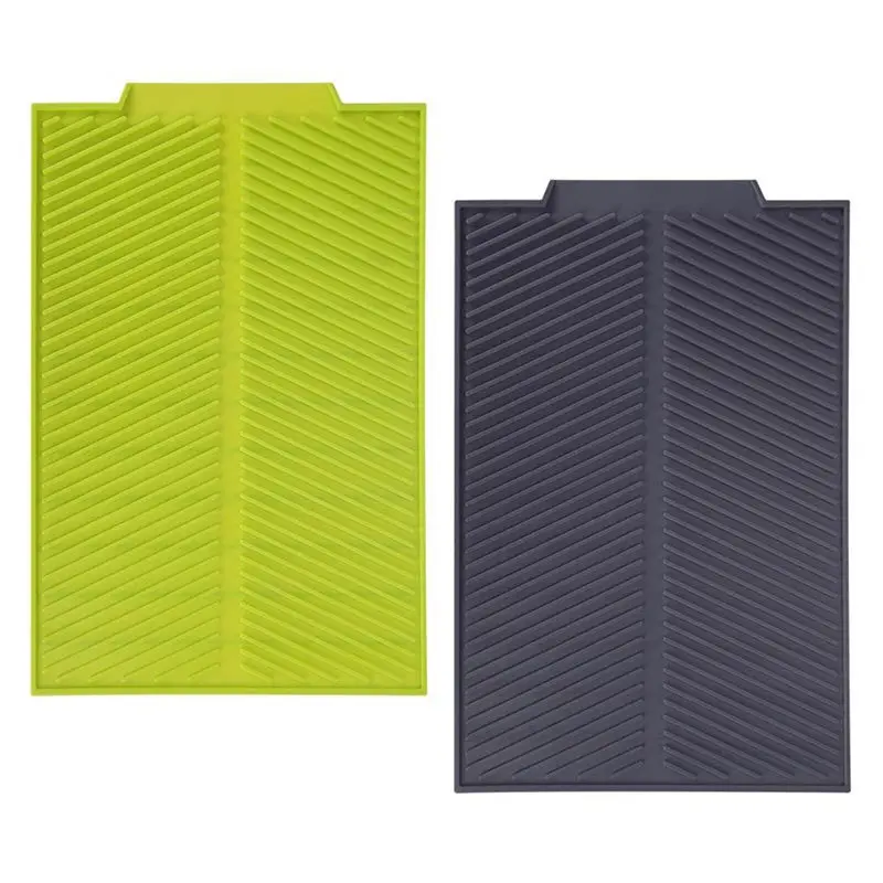

Silicone Drain Mat Drying Dishes Pad Heat Resistant Slip-proof Tray Thickened Water Pad Baking Tool Kitchenware