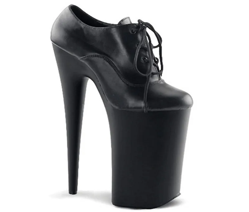 20 см Для женщин Туфли на платформе с высоким каблуком стилет качество Туфли-лодочки на каблуке Дамская мода пикантные туфли «Гладиатор»