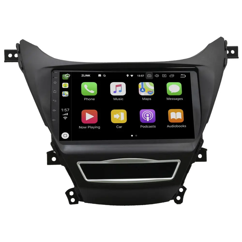 Best 9 inch Android 8.0 Quad Core Car Radio GPS Navigation For Hyundai Elantra Avante 2013-2019 Stereo Head Unit 1