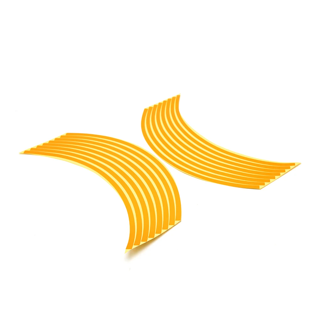 17/18 inch Colorful motorcycle stickers and decals Reflective Rim moto Stripe Tape For Yamaha Tmax 500 530 XJR 400 1300