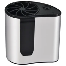 Портативный мини Мобильный кондиционер маленький usb вентилятор перезаряжаемый висячая Талия Персональный вентилятор для путешествий и кемпинга-Sil