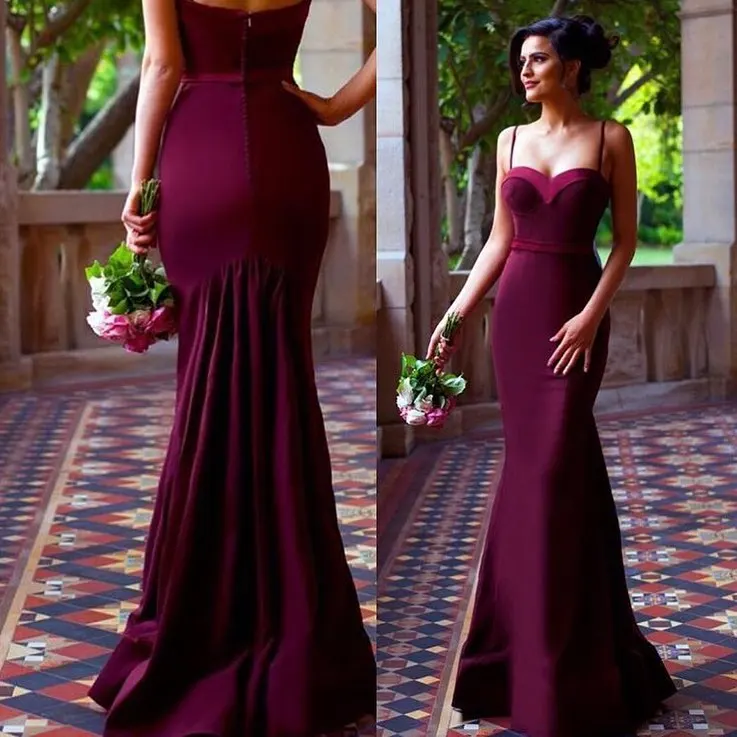 vestido sereia vinho
