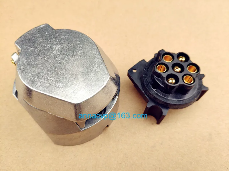 7 PIN trailer plug socket trailer connector trailer parts trailer adaptor (11)