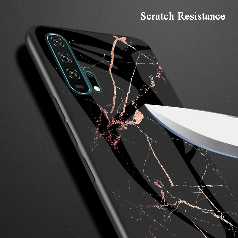 Phone Case for Huawei Honor 20 Pro Case Honor 20S 20 s Cover Marble Tempered Glass Cases for Huawei Honor 20s European version