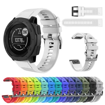 

Replacement Quick Release Sport Soft Silicone Wristband Band 22mm For Garmin Instinct QJY99