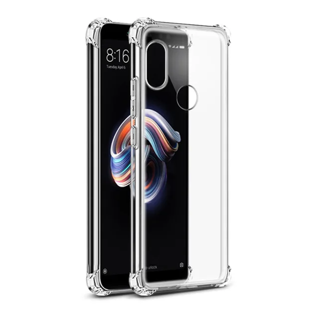 Прозрачный мягкий ТПУ чехол для Xiaomi mi 8 mi 8 a1 a2 lite max3 mi x 2 pocophone f1 redmi note 6 5 plus 6a pro силиконовый чехол - Цвет: Прозрачный