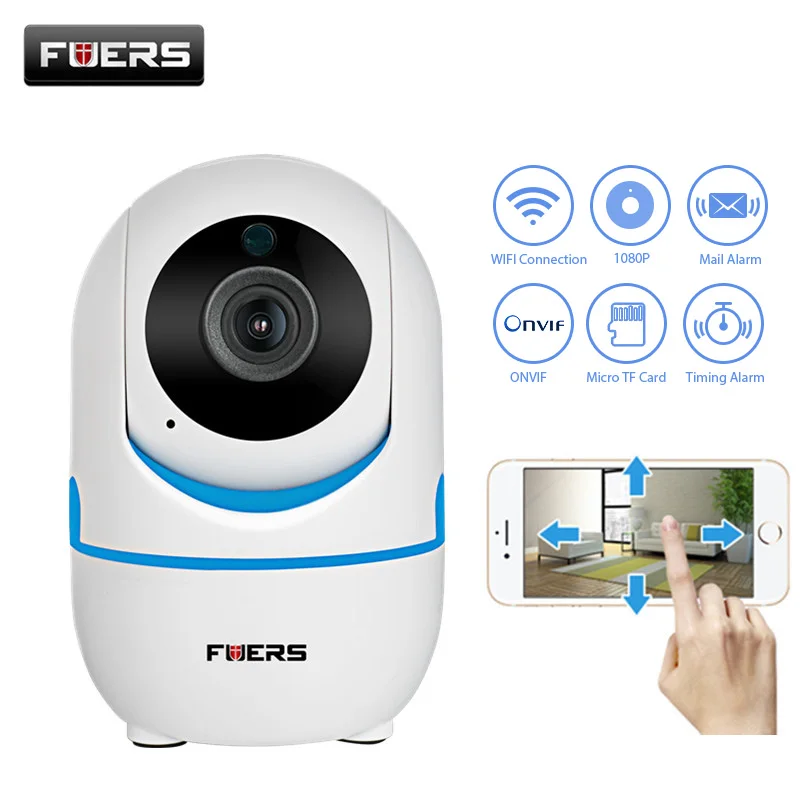 

Fuers Home Security IP Camera Wi-Fi Wireless Smart WiFi Network CCTV Camera Onvif Motion Detection Security Camara Baby Monitor