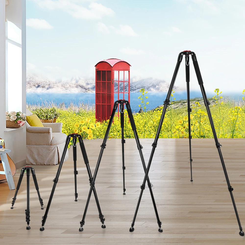 Buy Professional Aluminum Alloy Tripod Without Head