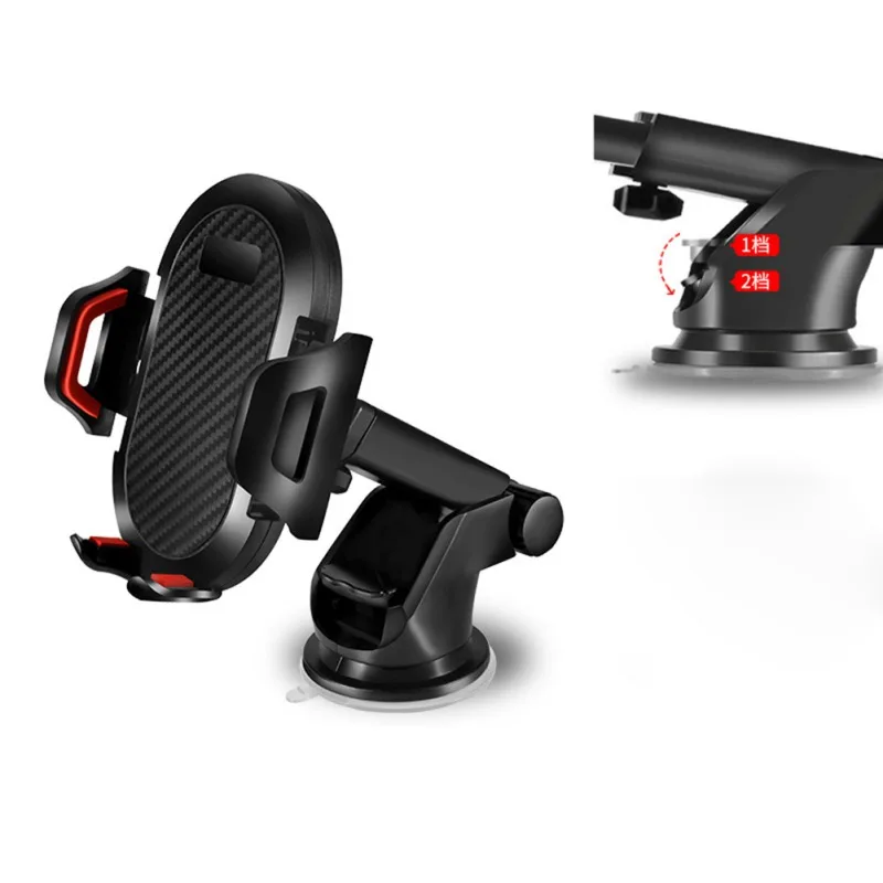 

Lazy Bracket Long Rod Automatic Lock Car Outlet Phone Bracket Car Phone Holder Telescopic Suction Cup Bracket