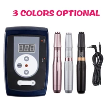 Тату-машина швейцарский мотор для перманентной ручка для тату, макияжа бровей губ из алюминиевого сплава Dermografo Татуировка пистолет Прямая