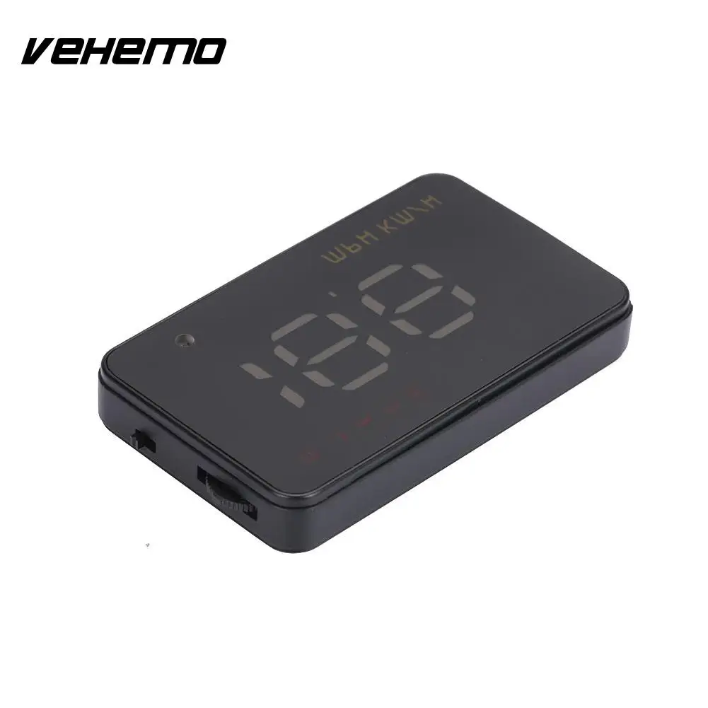 Vehemo 3 5 дюймов 12 В HUD Дисплей OBD головой вверх приборной панели Портативный