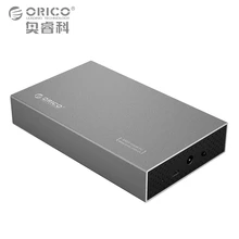 ORICO 3.5 inch Type-C HDD SSD Hard Disk External Case USB3.1 TO SATA3.0 Aluminum Hard Drive Enclosure 5GBPS for Windows Mac XP