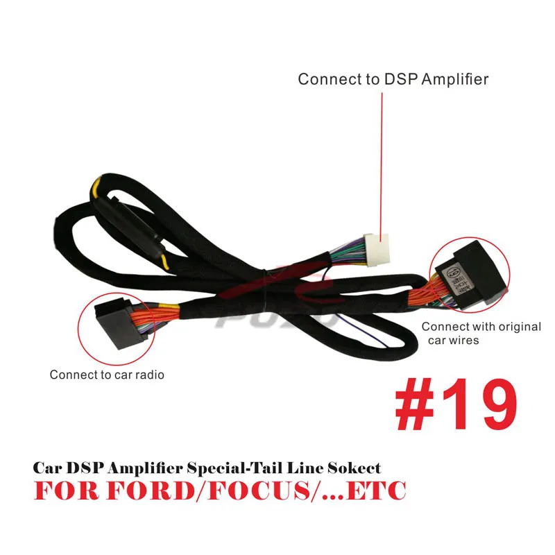 

Harness wiring tail ISO Cable Car DSP For NEW FORD FOCUS/FORD ESCAPE /12-14 EDGE/Mustang /Everest /2015 Mondeo/2013 Explorer