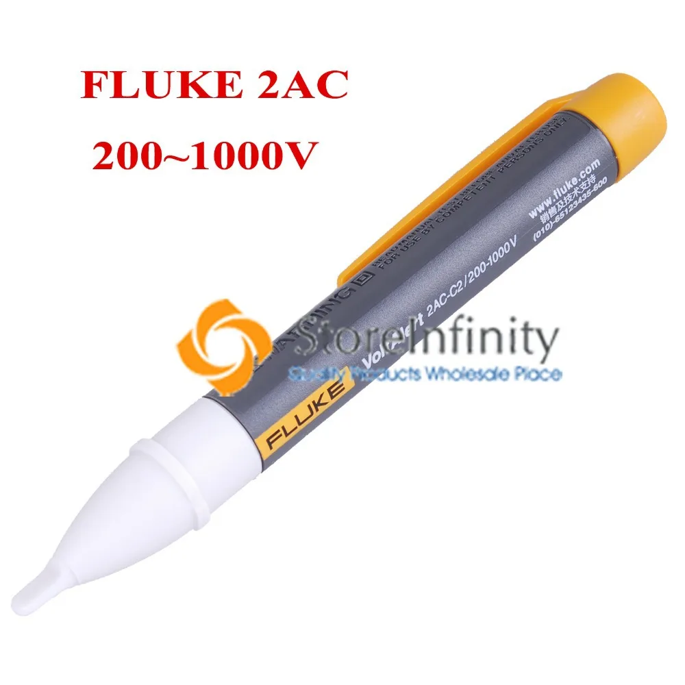 Fluke 2AC VoltAlert Non Contact Voltage VoltAlert Detector Pen 200-1000V Tester Stick