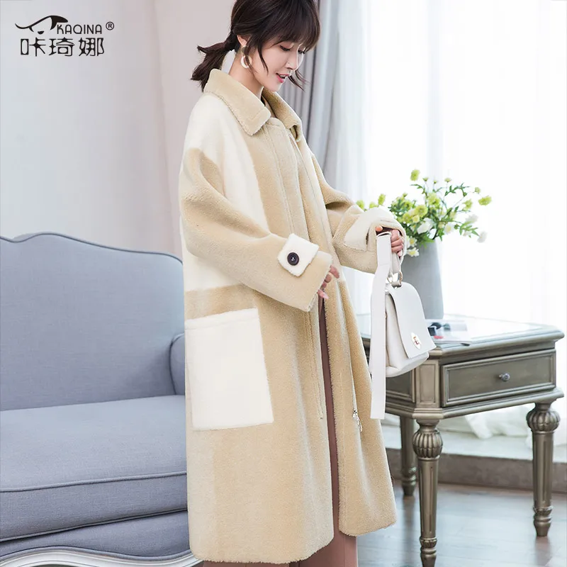 Automne Vêtements Hiver Coréen Daim Camel Manteau Zt923 De Femme Femmes Vintage Fourrure En 100Laine 2018 Doublure Veste Réel tsQxdrCh