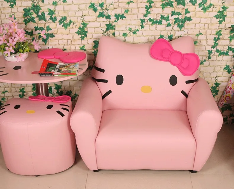 Луи мода дети учатся диван Принцесса hello kitty Набор милый мультфильм