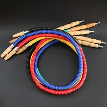 Narguile кальян шланг 95 см покурить chcha трубки кальян чаша аксессуары кальянокурения деревянный стволовых mouthtip