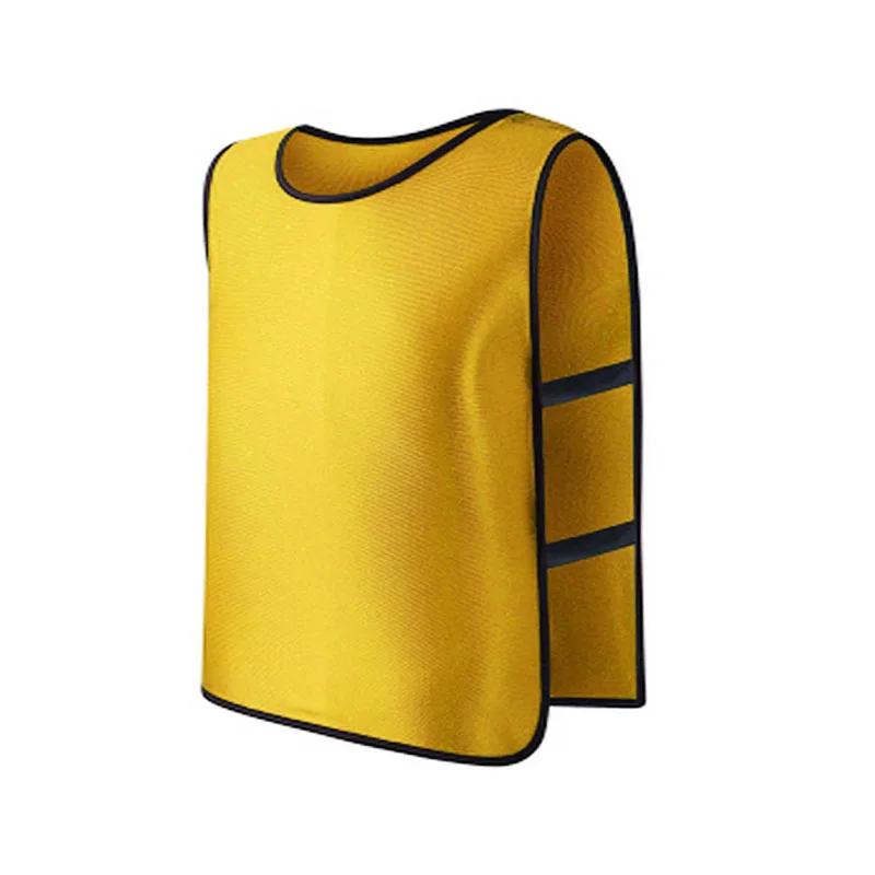 VSRRWL, новинка, 1 шт., детский командный Спортивный футбол, тренировочный жилет для футбола - Цвет: Цвет: желтый